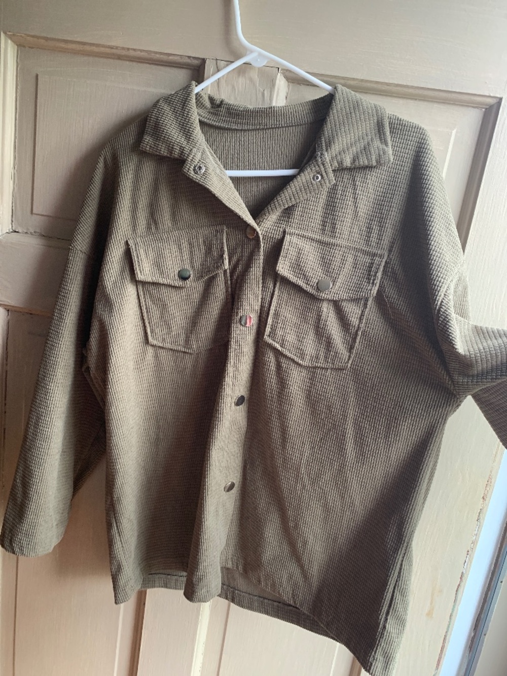 Army Green Button Down Jacket